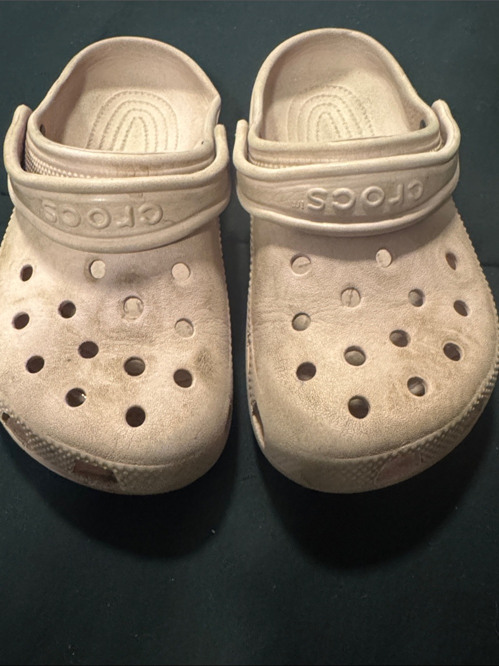 CROCS Kids Light Blush Slip-On Clog